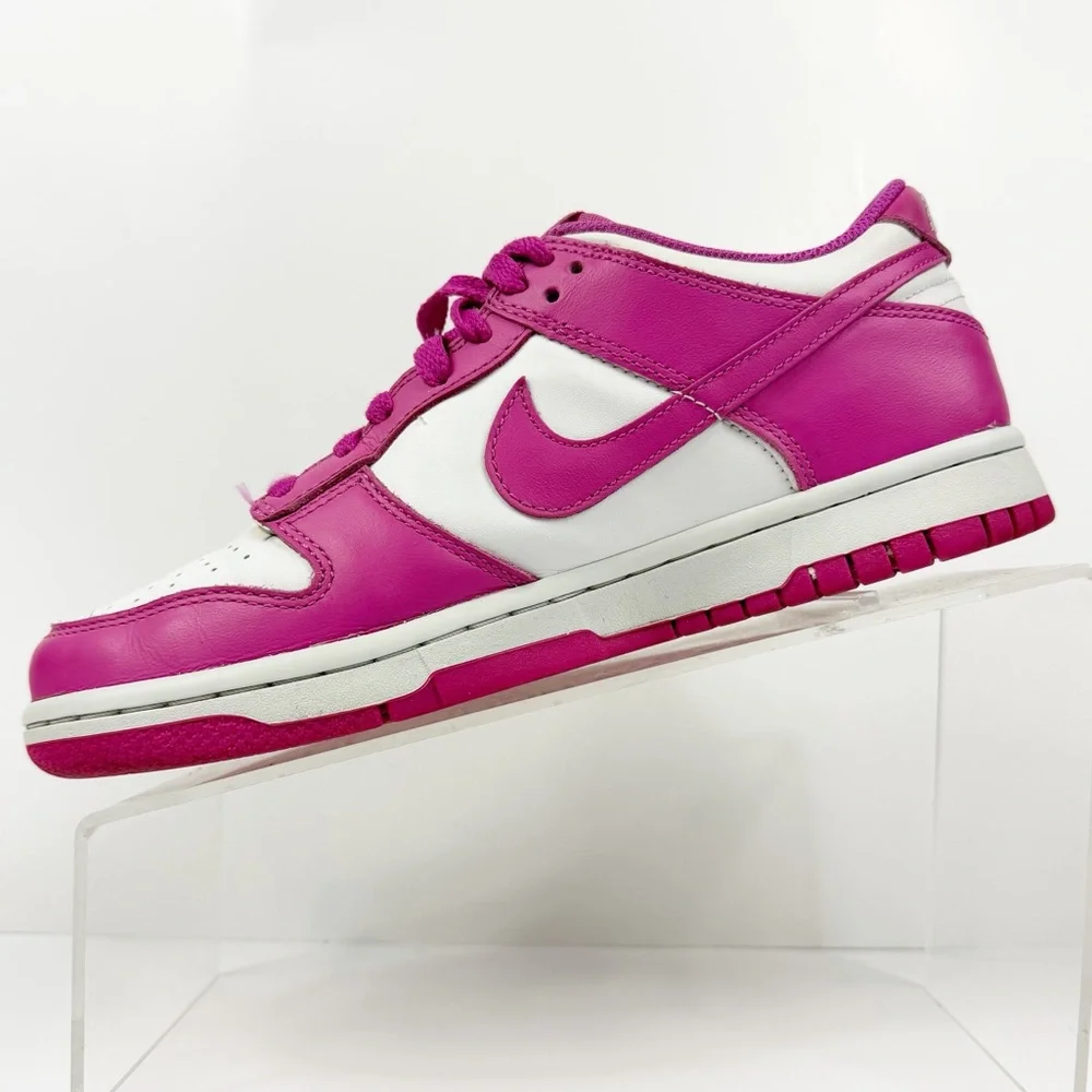 Nike Dunk Low‎ Fuchsia Pink & White 5.5 - Picture 8 of 8